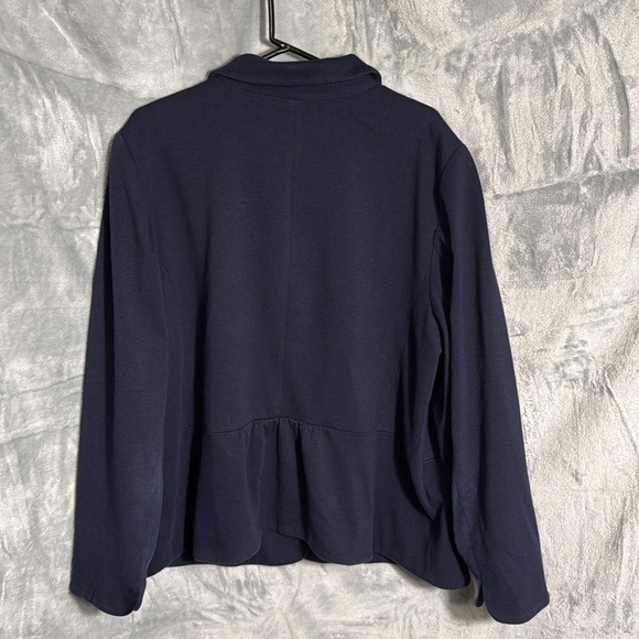 Talbots blazer plus size jacket women’s size 22 Navy blue Jacket by Talbots - Picture 6 of 13